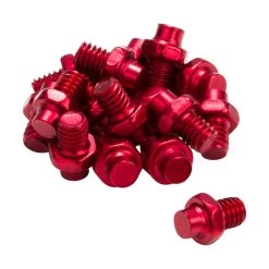 REVERSE Pedal R-Pins M4 Set16x Für Escape (Pro) -Bike Zubehör 16 reverse pedal r pins m4 set fuer escape rot