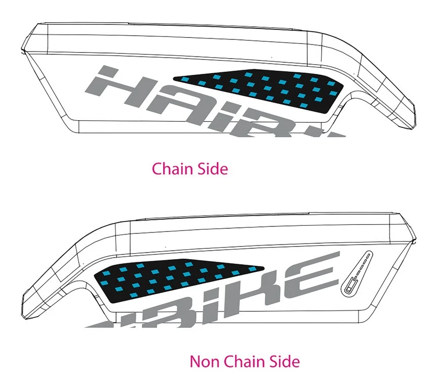 Sticker HAIBIKE SDURO for Bosch battery 2018 Sticker HAIBIKE SDURO For Bosch Battery 2018 -Bike Zubehör HAIBIKE Decor for Bosch battery glossy blue black