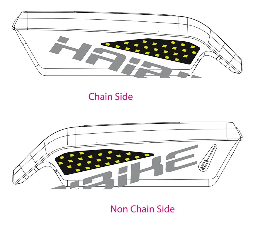 Sticker HAIBIKE SDURO for Bosch battery 2018 Sticker HAIBIKE SDURO For Bosch Battery 2018 -Bike Zubehör HAIBIKE Decor for Bosch battery glossy lime black