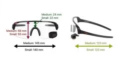 TriEye View Air Revo - Sonnenbrille Mit Rückspiegel -Bike Zubehör Sizes View