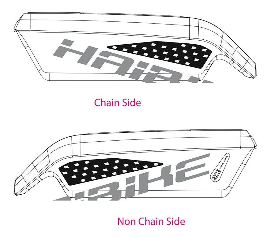 Sticker HAIBIKE SDURO for Bosch battery 2018 Sticker HAIBIKE SDURO For Bosch Battery 2018 -Bike Zubehör Sticker HAIBIKE SDURO for Bosch Power Pack glosssy white black