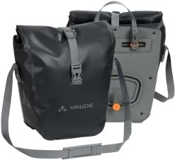 Vaude Aqua Front Elektrofahrrad Vorderradtasche Paar -Bike Zubehör Vaude Aqua Front Elektrofahrrad black Vorder Rueckseite neu