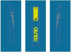 Aufkleber HAIBIKE Sduro/Xduro 2018 Für Bosch Akkuskidplate -Bike Zubehör aufkleber xduro haibike 2018 fuer bosch akkuskidplate e bike neongelb schwarz