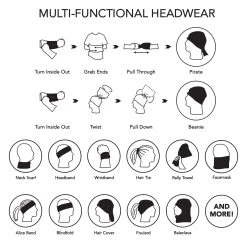 EBIKE24 Multifunktionstuch - Schlauchschal -Bike Zubehör ebike24 multifunktionstuch anleitung