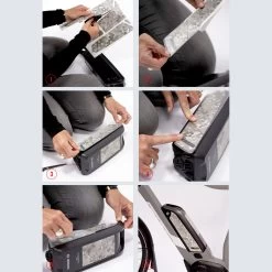 FAHRER Reflective Battery Kit - Reflektierendes Aufkleber-Set Für Bosch PowerPack -Bike Zubehör fahrer reflective battery kit reflektierendes aufkleber set bosch powerpack montage anleitung