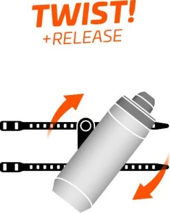 Fidlock Twist Bottle 590 Trinkflasche Transparent Schwarz + Uni Base -Bike Zubehör fidlock twist bottle 590 ml twist release