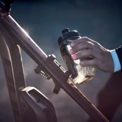 Fidlock Twist Bottle 450 Trinkflasche Transparent Schwarz + Uni Base -Bike Zubehör fidlock twist bottle uni base 450 ml im einsaz