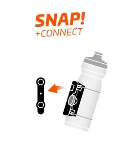 Fidlock Twist Uni Connector Bottle Cage -Bike Zubehör fidlock twist uni connector snap connect