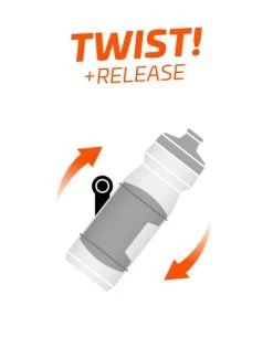 Fidlock Twist Uni Connector Bottle Cage -Bike Zubehör fidlock twist uni connector twist release