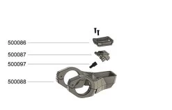 FIT 2.0 Holder Universal Set 35 Mm For Display -Bike Zubehör fit 2 0 holder universal set 35mm display sketch