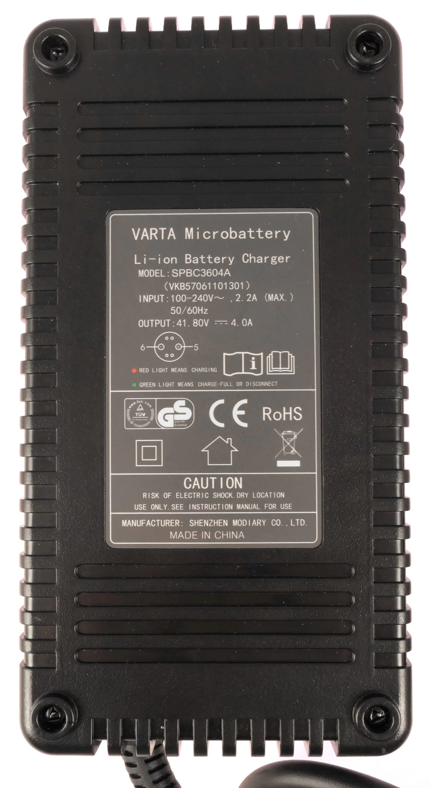 GO Swiss Drive Ladegerät für Varta Akku 4 A GO Swiss Drive Ladegerät Für Varta Akku 4 A -Bike Zubehör go swiss drive ladegeraet varta akku rueckseite scaled