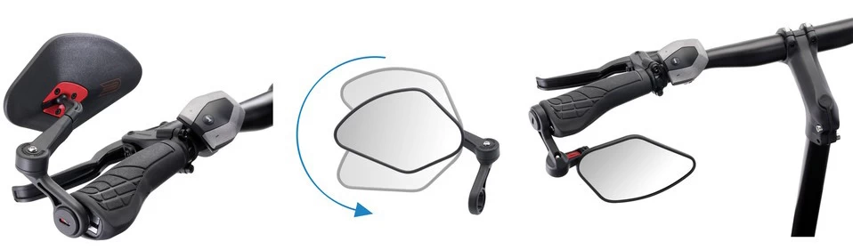 Krampe E-Bike Fahrradspiegel KF Sport klappbar Krampe E-Bike Fahrradspiegel KF Sport Klappbar -Bike Zubehör krampe fahrradspiegel kf sport anwendung