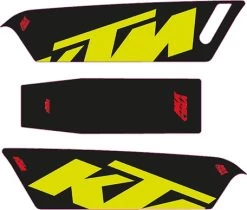Aufkleber KTM Macina 2016 -Bike Zubehör ktm 2016 e bike aufkleber schwarz grau matt orange matt
