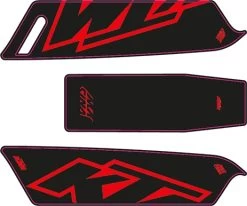 Aufkleber KTM Macina 2016 -Bike Zubehör ktm 2016 e bike aufkleber schwarz weiss pantone