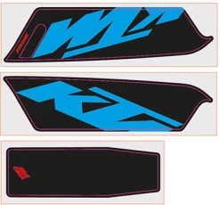 Aufkleber KTM Macina 2017 -Bike Zubehör ktm 2017e bike aufkleber cyan schwarz rot