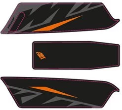 Aufkleber KTM Macina 2017 -Bike Zubehör ktm 2017e bike aufkleber grau schwarz orange matt