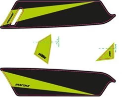 Aufkleber KTM Macina 2017 -Bike Zubehör ktm 2017e bike aufkleber schwarz gruen