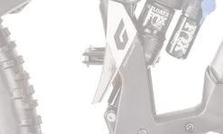 KTM Shock Protector -Bike Zubehör ktm damper protector matt white