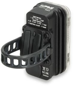 Lupine Rotlicht Max Rücklicht -Bike Zubehör lupine ruecklicht rotlicht max rueckseite 1