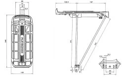 Pletscher Genius 28" Gepäckträger Für Flyer T-/L-Serie Ohne HS -Bike Zubehör pletscher easy fix ebike gepaecktraeger detail