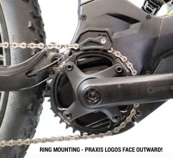 Praxis Works Wave™ Tech MTB Chainring Steel Bolt Circle 104 -Bike Zubehör praxis works wave tech chainring 104 mm steel mounting