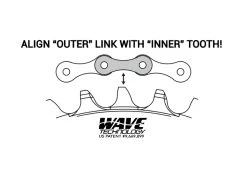 Praxis Works Wave™ Tech MTB Kettenblatt Stahl | Lochkreis 104 -Bike Zubehör praxis works wave tech kettenblatt 104 mm stahl montage