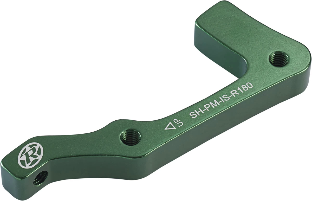REVERSE Brake Disc Adapter IS-PM 180 Shimano HR REVERSE Brake Disc Adapter IS-PM 180 Shimano HR -Bike Zubehör reverse brake disc adapter is pm 180 shimano hr green