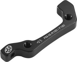 REVERSE Brake Disc Adapter IS-PM 180 FW+160 RW -Bike Zubehör reverse brake disc adapter is pm 180 vrplus160 hr black