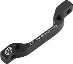 REVERSE Bremsscheibenadapter IS-PM 160 VR+140 HR -Bike Zubehör reverse bremsscheibenadapter is pm 160 vrplus140 hr schwarz
