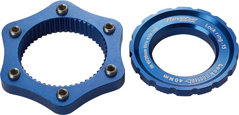 REVERSE Centerlock Adapter REVERSE Centerlock Adapter -Bike Zubehör reverse centerlock adapter blue