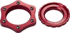 REVERSE Centerlock Adapter 4 REVERSE Centerlock Adapter -Bike Zubehör reverse centerlock adapter red