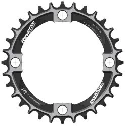REVERSE Chainring Black One 104mm 32/34/36T Narrow-Wide Black/silver