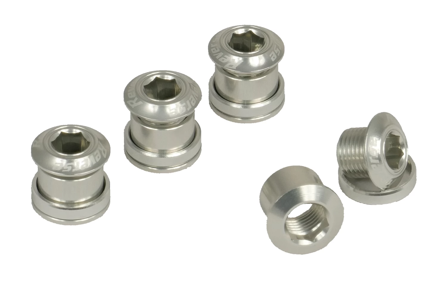 REVERSE E-Bike Kettenblattschrauben Set REVERSE E-Bike Kettenblattschrauben Set -Bike Zubehör reverse e bike kettenblattschrauben set silber