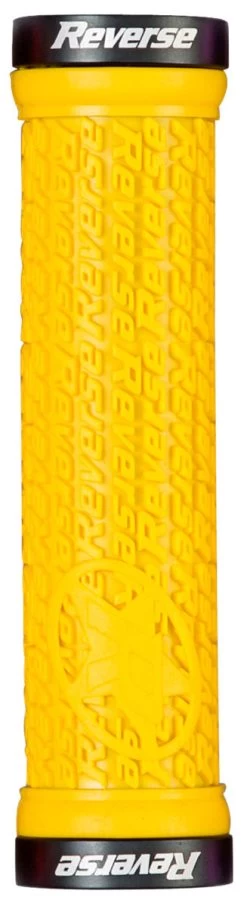 REVERSE Griff Stamp Lock On Ø30mm X 135mm -Bike Zubehör reverse griff stamp lock on durchmesser30mm 135mm gelb schwarz