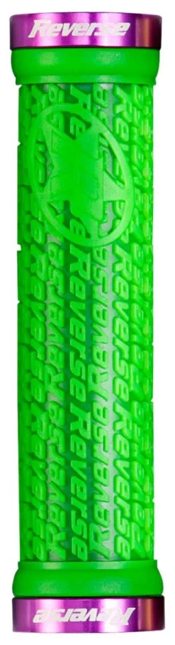 REVERSE Griff Stamp Lock On Ø30mm X 135mm -Bike Zubehör reverse griff stamp lock on durchmesser30mm 135mm gruen lia