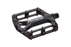 REVERSE Pedal Black ONE - Paar -Bike Zubehör reverse pedal black one schwarz orange