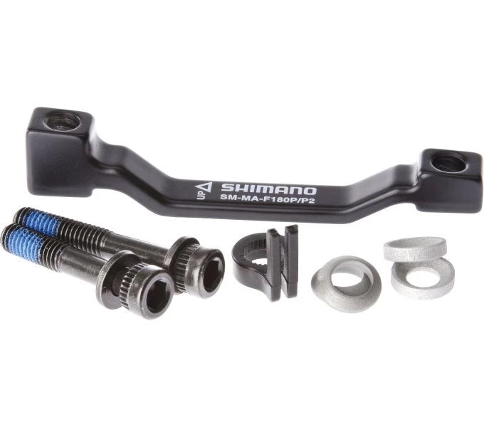 SHIMANO Scheibenbremsadapter Postmount +20 mm auf 180 mm Bremsscheibe SHIMANO Scheibenbremsadapter Postmount +20 Mm Auf 180 Mm Bremsscheibe -Bike Zubehör shimano scheibenbremsadapter postmount 180 mm e