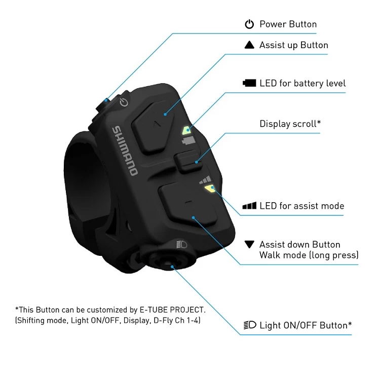 SHIMANO SW-EN600-L Schalter SHIMANO SW-EN600-L Schalter -Bike Zubehör shimano sw en600 l schalter 2