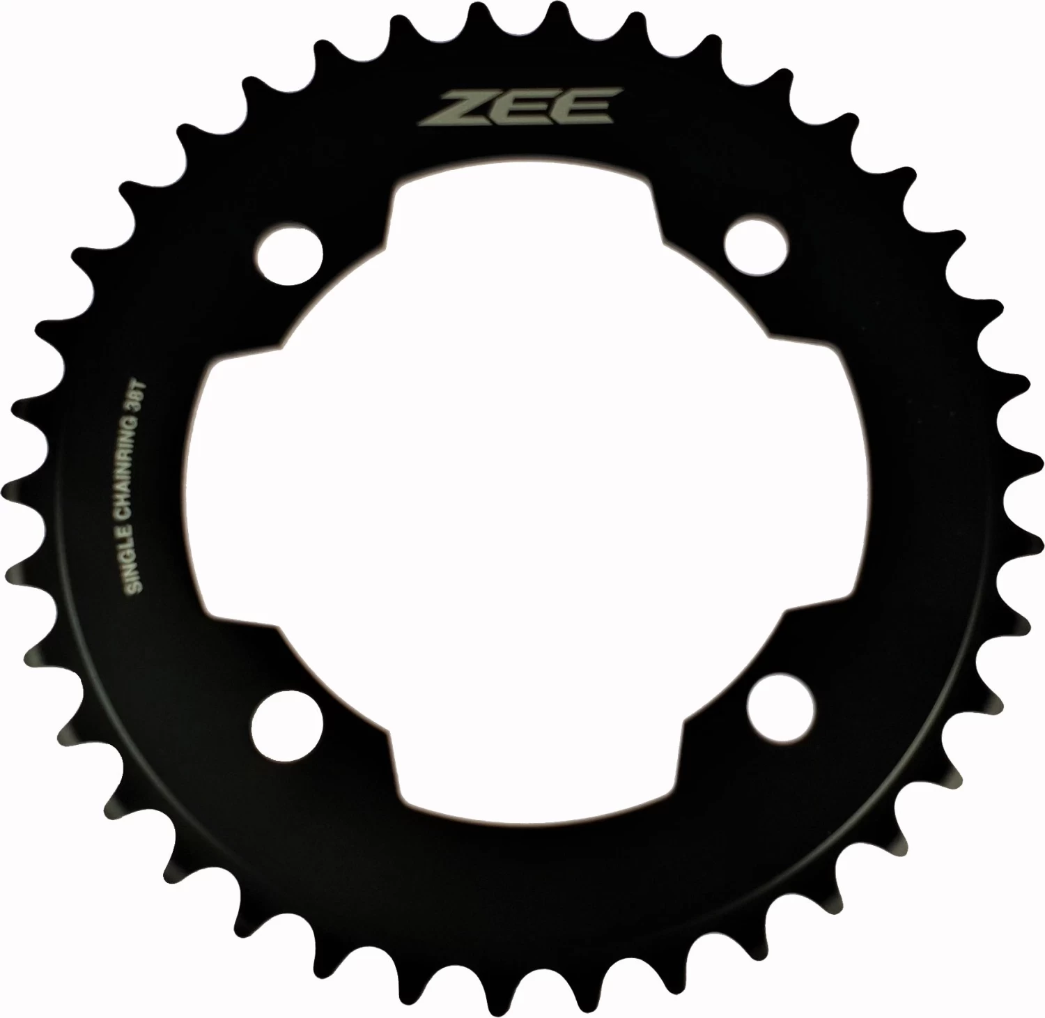 Shimano Zee chainring aluminum black 38 teeth 104mm Shimano Zee Chainring Aluminum Black 38 Teeth 104mm -Bike Zubehör shimano zee chainring