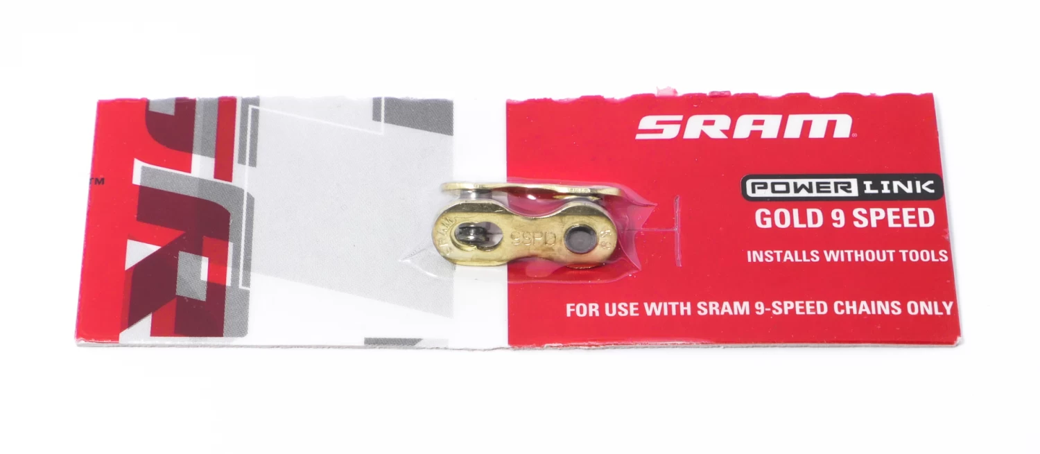 SRAM Power Link 9-speed chain lock link gold SRAM Power Link 9-speed Chain Lock Link Gold -Bike Zubehör sram chain lock link power link 9 speed gold