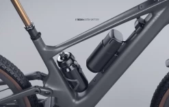 Scott Quick-Release Akkuhalterung Für TQ Range-Extender -Bike Zubehör tq range extender und flaschenhalter zusammen befestigt