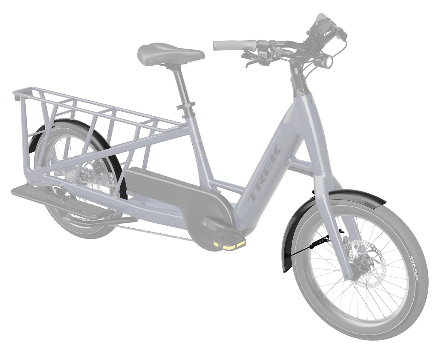 Trek Fetch+ 2 Schutzblechset Trek Fetch+ 2 Schutzblechset -Bike Zubehör trek fetch 2 schutzblechset montiert