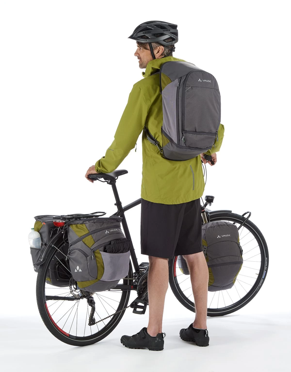 Vaude Karakorum Pro Hinterradtasche Set 3-teilig Vaude Karakorum Pro Hinterradtasche Set 3-teilig -Bike Zubehör vaude karakorum pro am fahrrad 2