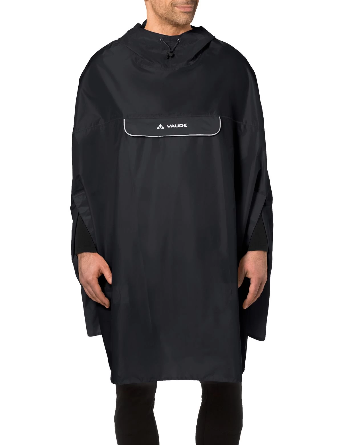 Vaude Valdipino Regen-Poncho Vaude Valdipino Regen-Poncho -Bike Zubehör vaude valdipino regen poncho schwarz vorn